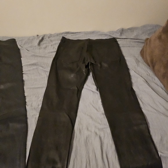 Leather Mackage jean style pants - Picture 2 of 2
